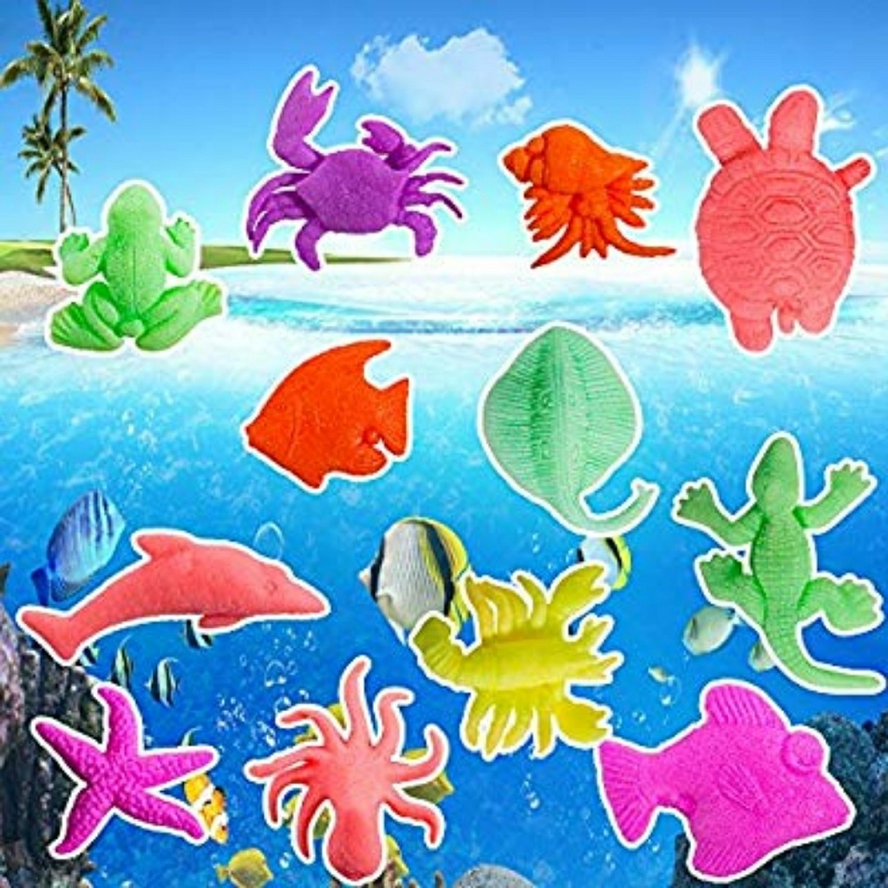 🌈RAINBOW🏊 GROWING ANIMALS🐳 SEA LIFE